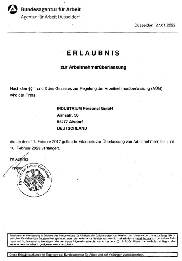 ERLAUBNISS 2022 23